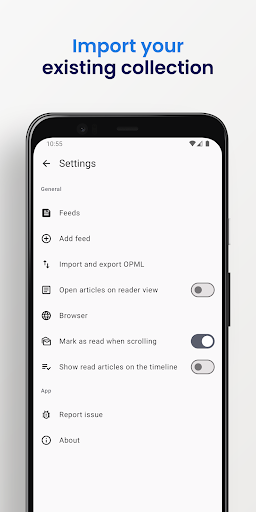 Screenshot FeedFlow - RSS Reader