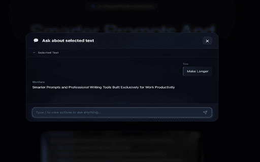 Wordara - Smarter Prompts And Writing Preview 6