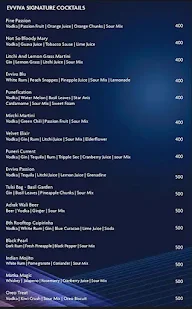 Evviva Sky Lounge - Crowne Plaza Pune City Centre menu 8