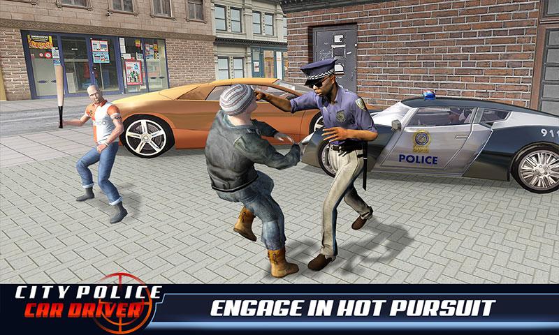 Police Car Vs Gangster Squad Screen 2
