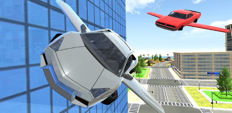 Flying Car City 3D