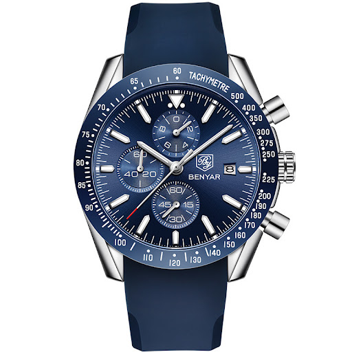 Title 3, Binya Popular Mens Quartz Watch Multifunctiona...