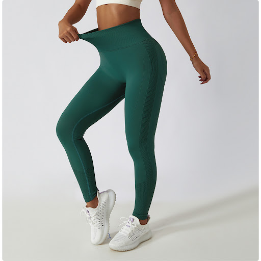 Title 12, Womens Seamless Knitted Yoga Pants, High Waist...