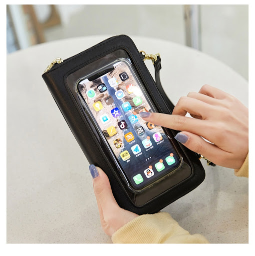 Title 9, Anti-Theft Credit Card Touch Screen Phone Bag A...