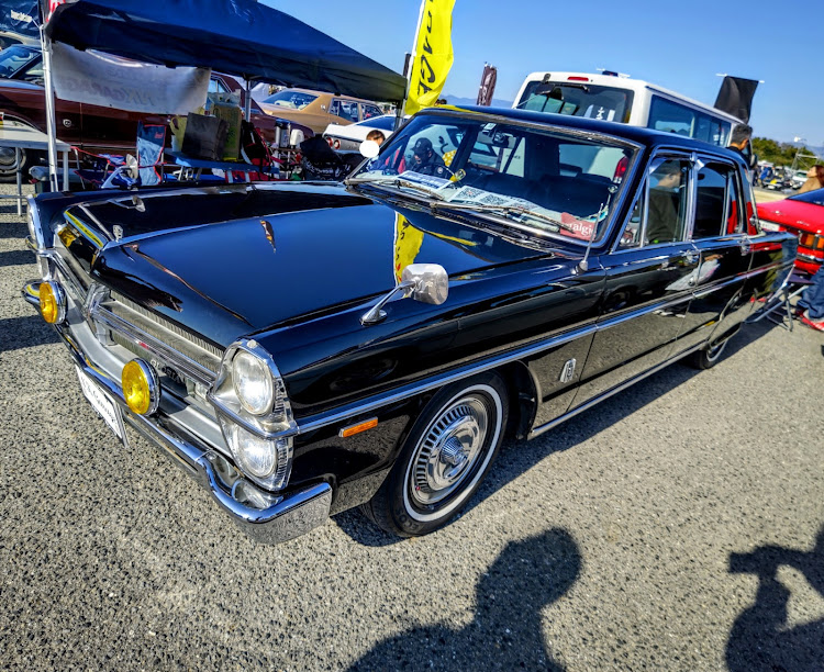 スカイラインのいいニッサンの日・大阪レトロカー万博2023・第６弾！！！！！！✨・NISSANの　高級車🚘✨😎💕・刑事ドラマ🚓🚨の…　名脇役??😘に関するカスタム事例の投稿画像6枚目