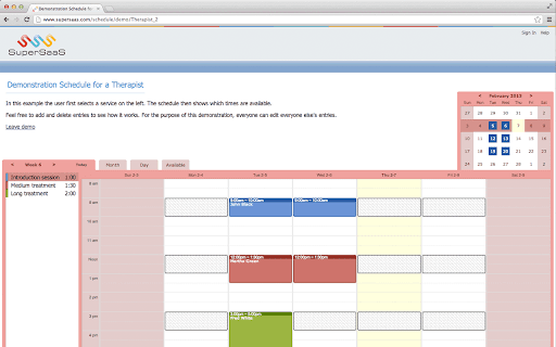 SuperSaaS Appointment Scheduling