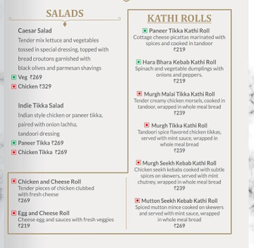 House Of Tandoor menu 