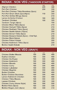 Chicken Kraft menu 1