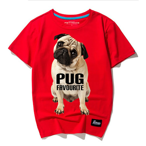 Title 2, Pug short sleeve T-shirt for dog lovers. Enjoy ...