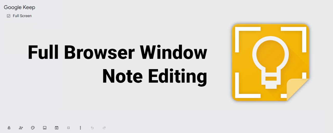 Google Keep - Full Screen Edit Preview image 2