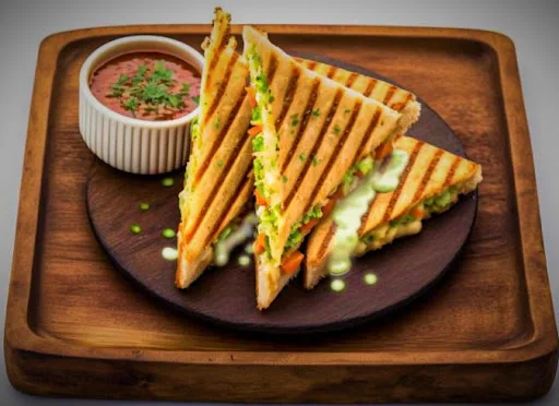 Chicken Tikka Cheese Sandwich