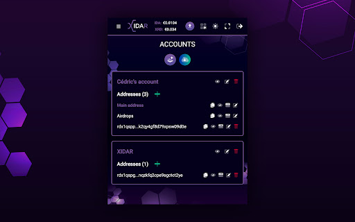 XIDAR Wallet for RadixDLT