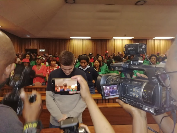 All eyes were on Nicholas Ninow when he arrived at the Pretoria High Court to learn his fate on Monday.