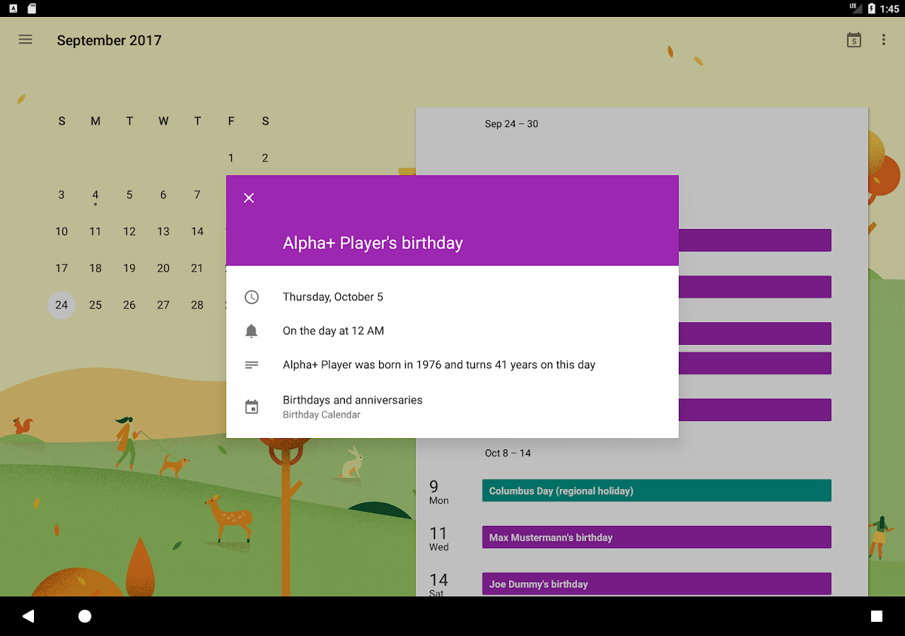 Birthday Calendar For Google Calendar Android Apps on Google Play