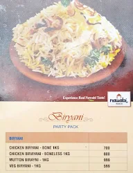 Nawabi Rasoi menu 2