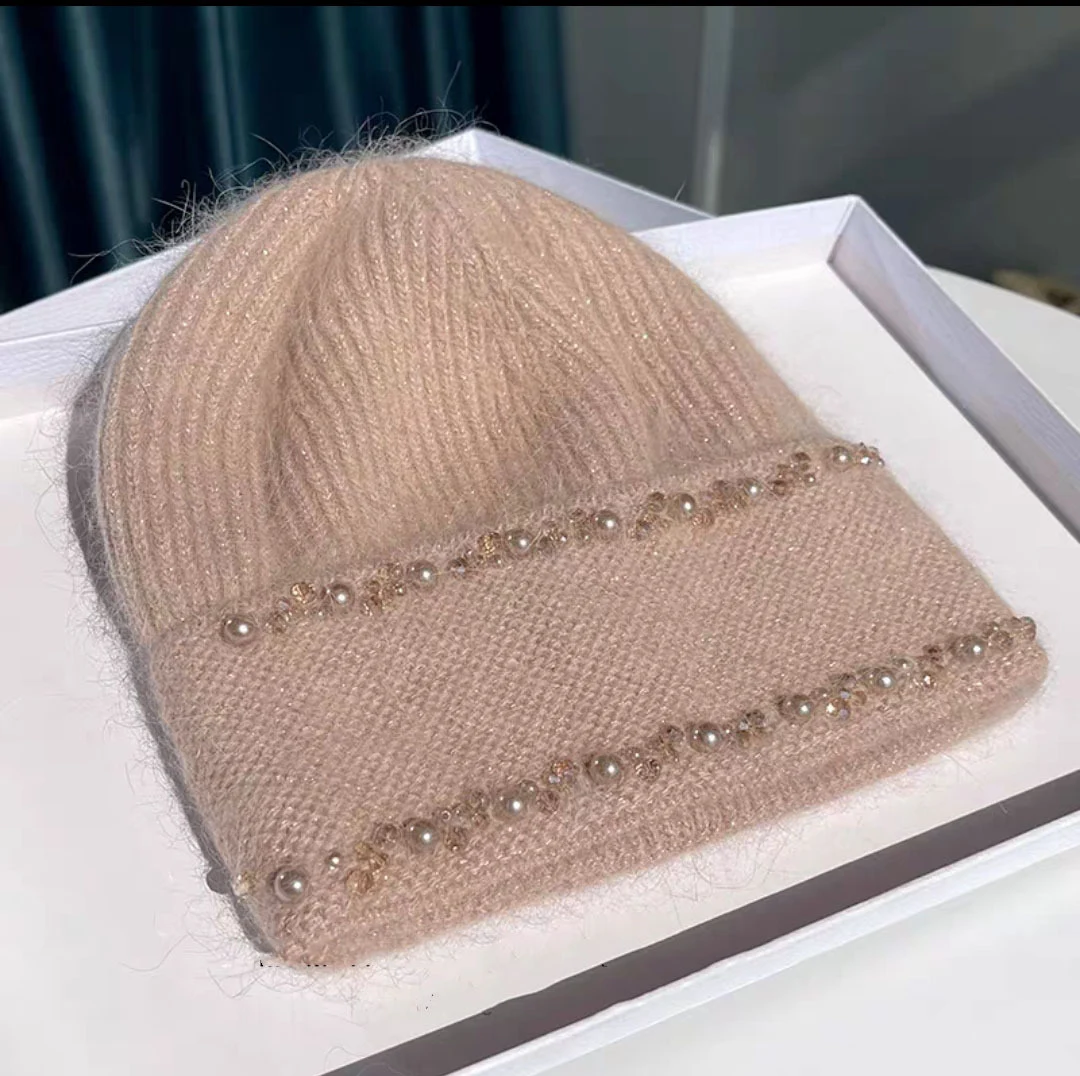 Title 6, Womens Winter Blended Warm Knitting Wool Hat