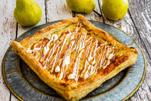 Pam's Rustic Caramel Pear Tart