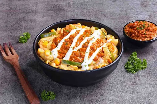 Chicken Kheema Mac & Cheese Pasta Bowl