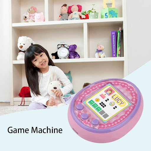 Title 4, Color Screen Electronic Pet Machine Handheld Ga...