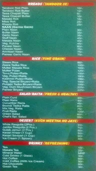 Punjabi Virasat menu 4