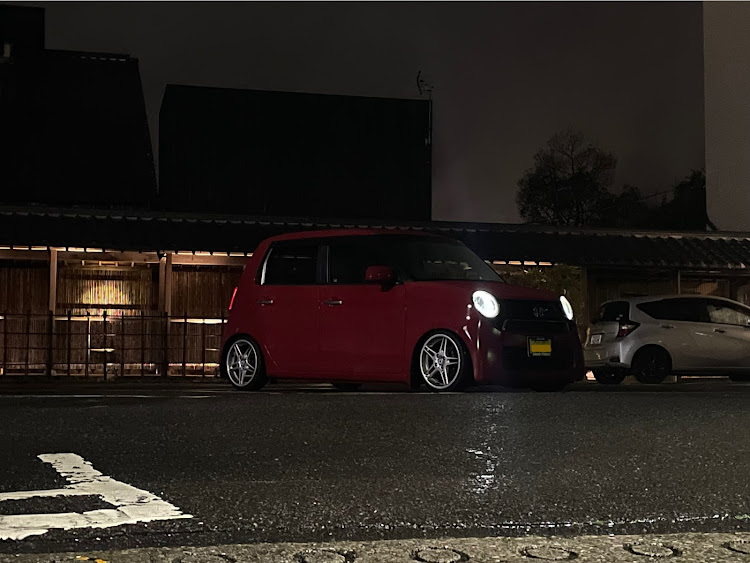 N-ONEの車高調・シャコタン・N-ONE・軽自動車乗りさんと繋がりたい・純ベタに関するカスタム事例の投稿画像1枚目