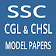 SSC CGL and CHSL Model Papers Free icon