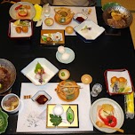 dinner at Senkei Ryokan in Hakone in Hakone, Japan 