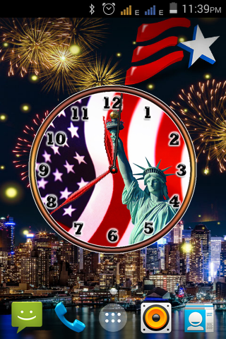 USA Clock