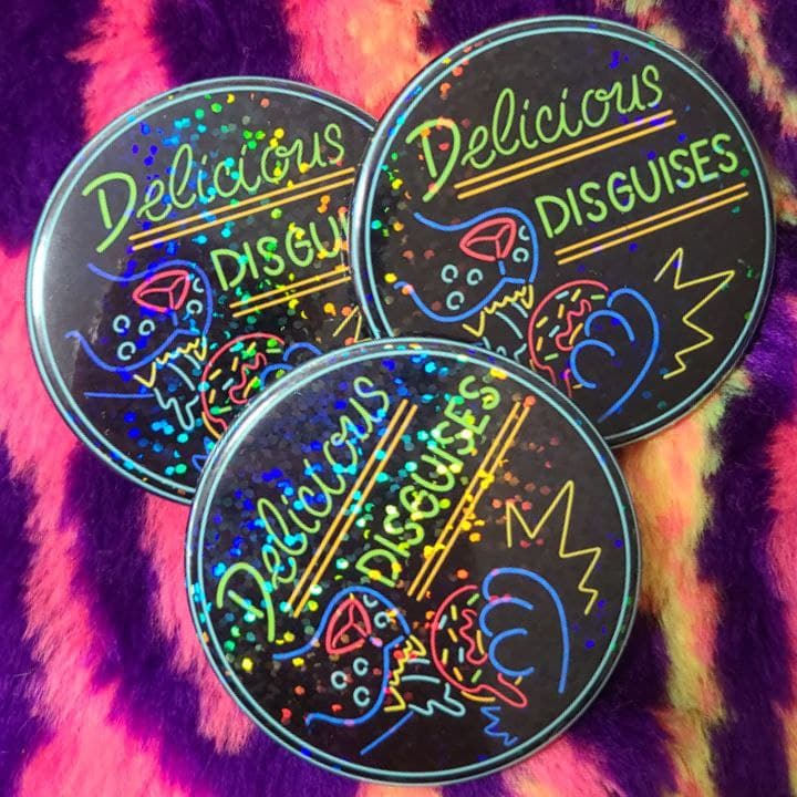 Holo Glitter Logo Button - $3

2.25' diameter holographic glitter button

Enter quantity desired: