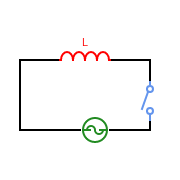 Circuito para la derivación de la reactancia inductiva