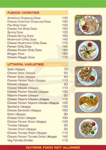 Kamdhenu Bistro menu 