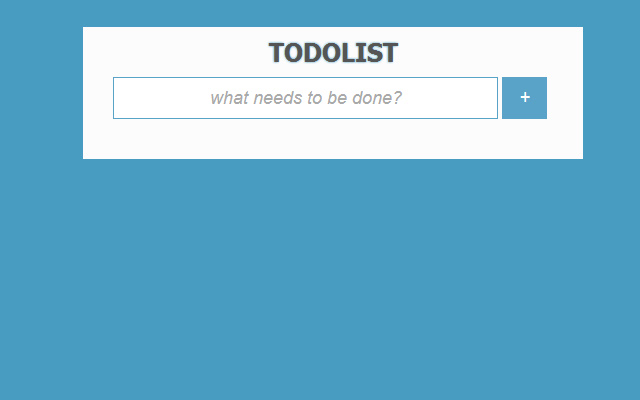 ToDo List chrome extension