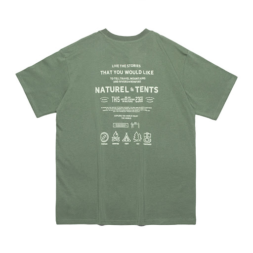 Title 5, Mens Letter Printed Round Neck Short Sleeve T-...