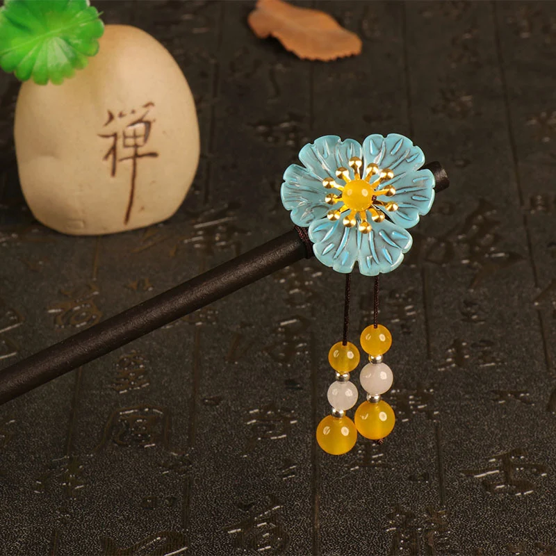 Vrouwen antiek kostuum kwast haarspeld metalen hoofddeksel. Een elegant haaraccessoire voor speciale gelegenheden, festivals en themafeesten.