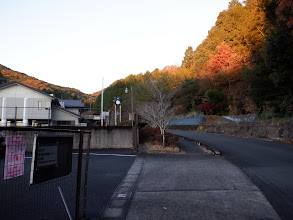 健康センターの駐車場（左）からスタート