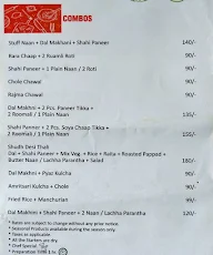 Shudh Desi menu 2