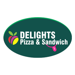 Delights Pizza And Sandwich, Ravet, Ravet logo