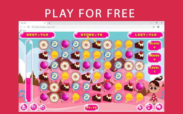 Candy Match3 Game for Chrome Preview image 2