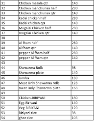 Cafe Infinity menu 2