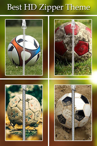 Football Zipper Lock