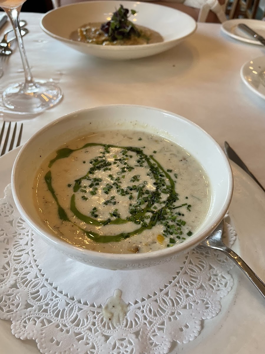 Fish Chowder - not the greatest, but i don't get the chance for chowder often.