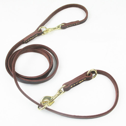 Title 1, Double Copper Hook Multifunctional Dog Leash fo...
