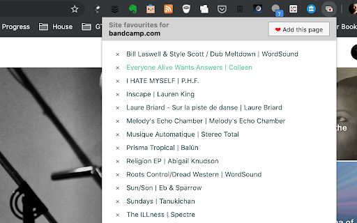 Site Favorites
