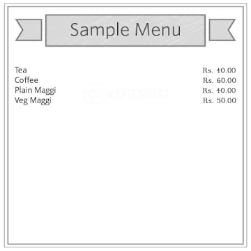 Chai Time Anytime menu 