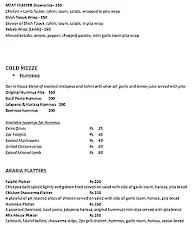 SOUK by Cafe Arabia menu 1