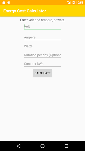 Energy Cost Calculator