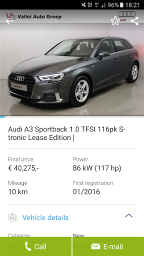 Screenshot AutoTrader.nl: Used Cars