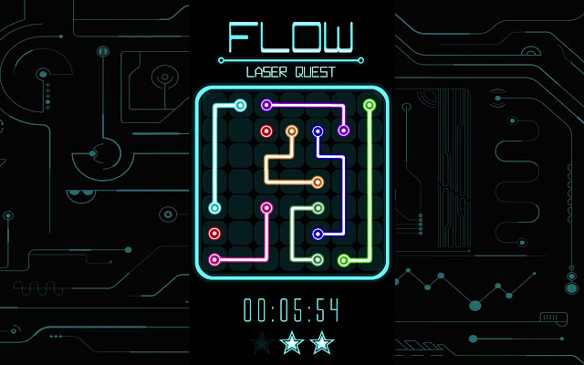 Flow Laser Quest chrome extension