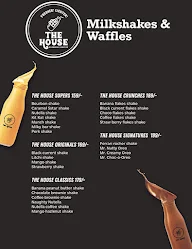 The House Milkshakes And Waffles menu 2