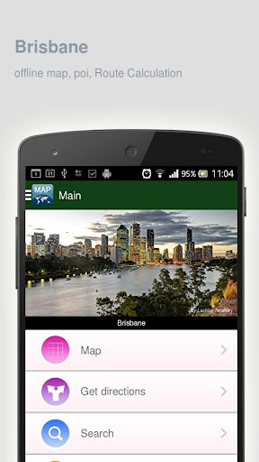 Brisbane Map offline